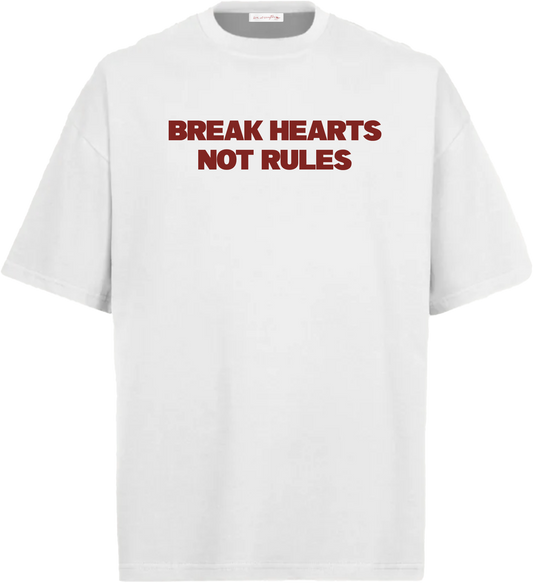 Break Hearts Not Rules - Tee